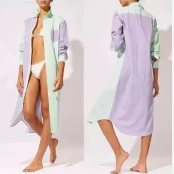 The Oxford Tunic Maxi Dress by Solid & Striped sz XL - Picture 3 of 7